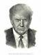 Impression Lithographique Signée Donald Trump Par Gary Giuffre 16x20