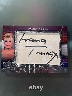 Ivana Trump Décision 2020 Série 2 Autographe Signature Rare Maga Trading Card