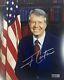 Jimmy Carter, Président Des États-unis, Photo Authentique Signée 10x8 Hga Coa