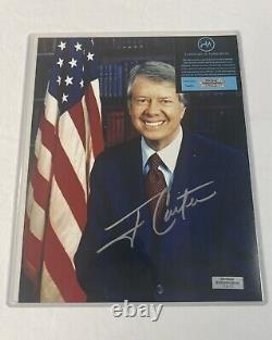 Jimmy Carter, Président des États-Unis, Photo authentique signée 10x8 HGA COA