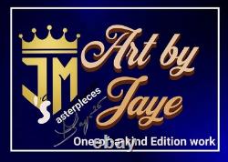 John Wayne, Donald Trump et Clint Eastwood Art western, Signé par l'artiste