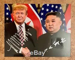 Kim Jong-un Et Président Atout Duel Signés Donald Photographie 2018