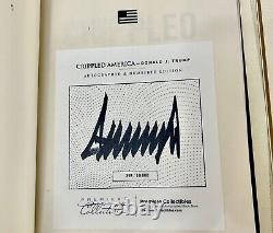 L'Amérique Handicapée par Donald J. Trump, COA, Première Édition et numéro 393/10,000