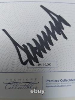 LIVRE 'AMÉRIQUE HANDICAPÉE' DE DONALD TRUMP NUMÉROTÉ 119/10000 SIGNÉ AVEC CERTIFICAT D'AUTHENTICITÉ