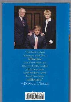 LIVRE SIGNÉ PAR DONALD J. TRUMP - PENSEZ COMME UN MILLIARDAIRE - 1re ÉD. 2004
