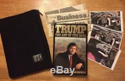 Le Président Donald J Trump Rare Autograph Autographié Art Book De Deal Signé Livre