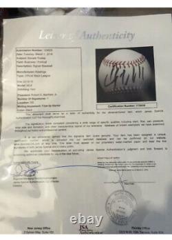 Le Président Donald J. Trump Signé Autographe Romlb Baseball Jsa Certifié Loa