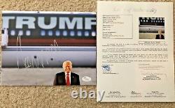 Le Président Donald Trump A Signé 8x10 Photo Potus États-unis 2020 Amérique Jsa B