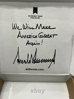 Le Président Donald Trump A Signé Notre Voyage Ensemble Coa Autograph Sold Out