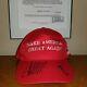 Le Président Donald Trump Et Ivanka Trump Autographié Maga Hat Authentique