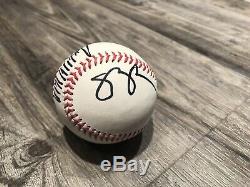 Le Président Donald Trump / Mike Pence Double Signé Autographed Baseball Psa / Adn Coa