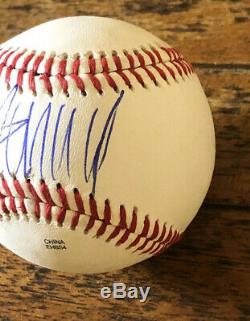 Le Président Donald Trump Signé Autographié Potus Baseball Coa