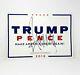 Le Président Donald Trump Signé Maga Rallye Campagne Poster Authentique Et Certifié