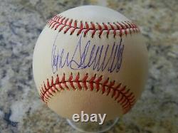 Le Président Donald Trump Single Signé 2001 W. S. Baseball Jsa Coa Autographié Auto