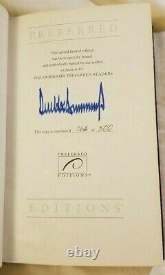 Le Président Du Livre Autographié Donald Trump Survivant Au Sommet N ° 164 De 500 Rares