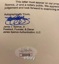 Le Président Trump Autographied Challenge Coin Spence Jsa Signé À Oval Office