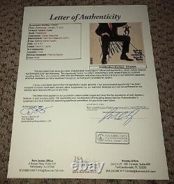 Le président Donald Trump a signé une lettre d'autographe pour le magazine New York - JSA LOA J Auto.