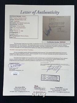 Lettre signée de Donald Trump avec certificat d'authenticité JSA LOA 45e président des États-Unis