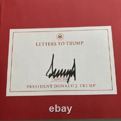 Lettres à Trump, édition signée