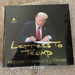 Livre AUTOGRAPHIÉ signé par Donald J. Trump LETTRES À TRUMP