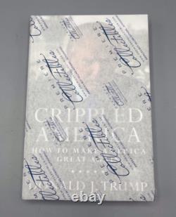 Livre 'America Handicapped' dédicacé par Donald J. Trump, 1ère édition avec certificat d'authenticité #6943