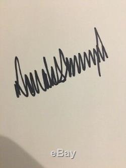 Livre Autographié Par Donald Trump Comment Devenir Riche En Vente D'un Jour