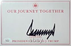 Livre Notre Voyage Ensemble Donald Trump Signé Certifié JSA