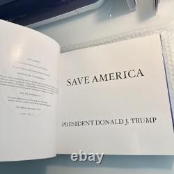 Livre 'Président Donald Trump Sauver l'Amérique' avec autographié à la main