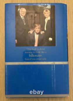 Livre dédicacé de Donald Trump Pensez comme un milliardaire Édition de collection
