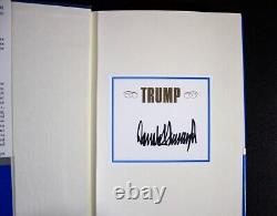 Livre dédicacé par Donald Trump Pensez comme un milliardaire Édition Collector