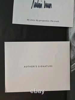 Livre en édition collector signé par Melania Trump. Édition de luxe. Toujours sous plastique.