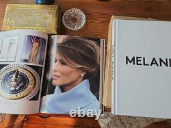 Livre en édition collector signé par Melania Trump. Édition de luxe. Toujours sous plastique.