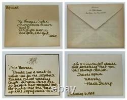 Lot Donald J. Trump+ivana+marla Maples Autograph Lettres Notes Ephemera Scrapbook