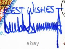 MINT 1979 Donald Trump NOM COMPLET signé FDC cachet encapsulé PSA/DNA