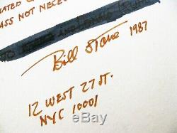 Madonna La Belle Signé Bill Stone 1979 Cibachrome Donald Trump