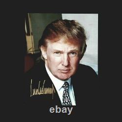 Maga Président Américain Donald Trump Signé Photo Photo Document Autographe USA 45