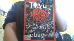 Magazine TIME du 18 septembre 2016 signé par Donald Trump avec certificat d'authenticité PSA/DNA