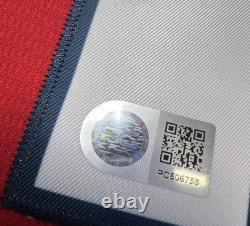 Maillot de baseball dédicacé #47 de Donald Trump avec le drapeau MAGA, Président avec certificat d'authenticité