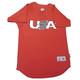 Maillot De Baseball Rouge Majestic Usa Sign&eacute; Par Donald Trump Taille 44, Photo De Preuve Exacte, Certificat D&rsquo;authenticit&eacute; (coa)