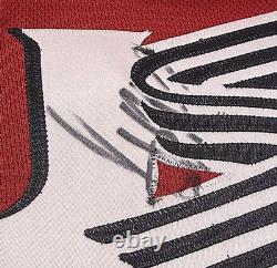 Maillot de baseball rouge Majestic USA signé par Donald Trump taille 44, photo de preuve exacte, certificat d’authenticité (COA)