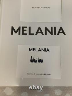 Melania Trump ÉDITION COLLECTOR SIGNÉE EN COUVERTURE DUR AUTOGRAPHIEE Donald Trump