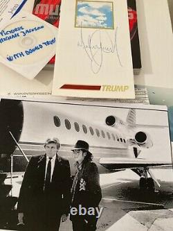 Michael Jackson Signe Donald Trump Carte De Sécurité
