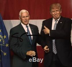 Mike Pence Indiana Gouverneur Vp Photo Dédicacée Président Donald Trump 2016 Élection