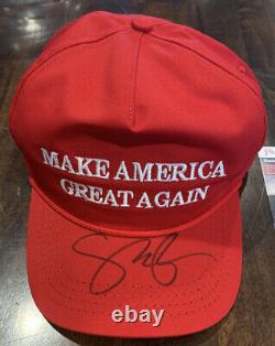 Mike Pence Signé Maga Hat Official Cali Fame Campaign Store Fermé Jsa Trump Us
