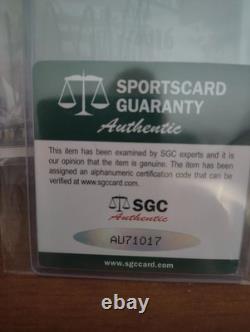 NOTE DE CAMPAGNE SIGNÉE PAR DONALD TRUMP SGC COA BILLET AUTOGRAPHIÉ PRÉSIDENT TRUMP MINT