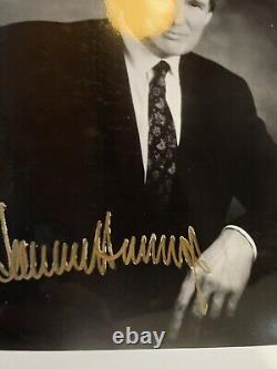 PHOTO signée du Président Donald Trump, photographie originale autographiée avec un stylo doré Sharpie