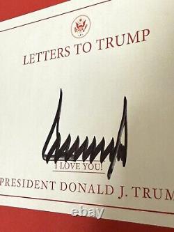 POTUS 45/47 Donald Trump Autographe Lettre Découpée Signée À Trump LIRE