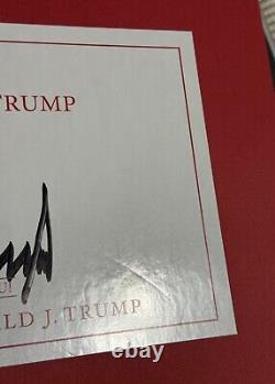 POTUS 45/47 Donald Trump Autographe Lettre Découpée Signée À Trump LIRE