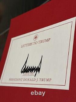 POTUS 45/47 Donald Trump Autographe Lettre Découpée Signée À Trump LIRE