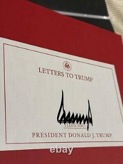 POTUS 45/47 Donald Trump Autographe Lettre Découpée Signée À Trump LIRE